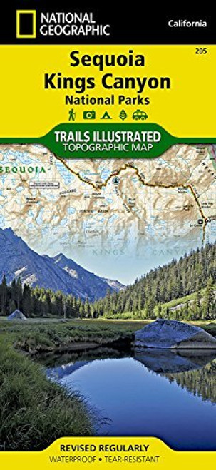 Sequoia and Kings Canyon National Parks (National Geographic Trails Illustrated Map)