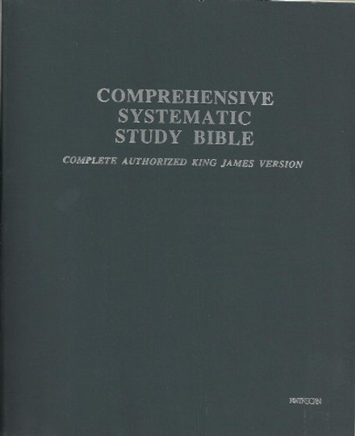 Comprehensive Systematic Study Bible in Kwikscan: Complete Authorized King James Version