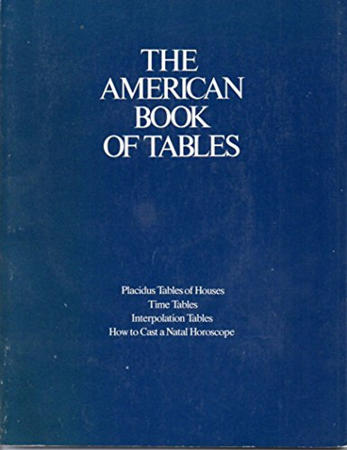 American Book of Tables