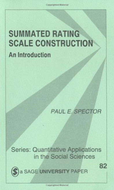 Summated Rating Scale Construction: An Introduction (Quantitative Applications in the Social Sciences)