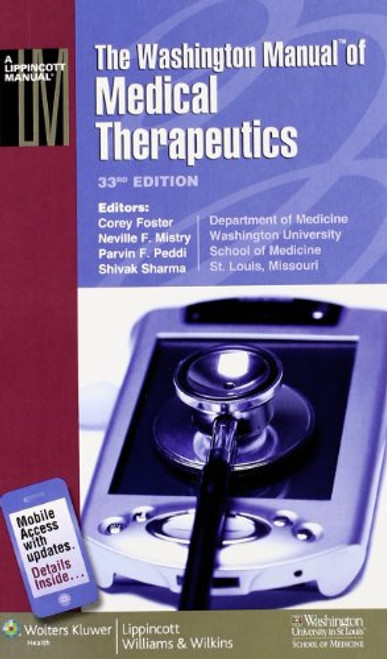 The Washington Manual of Medical Therapeutics, 33rd Edition