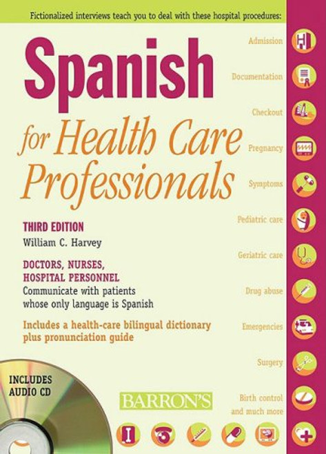 Spanish for Healthcare Professionals with 3 Audio CDs