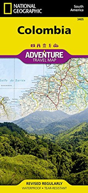 Colombia (National Geographic Adventure Map)