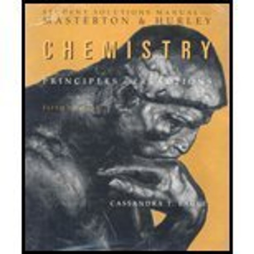 Chemistry: Principles and Reactions, Student Solutions Manual
