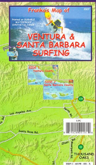 Franko's Map of Ventura & Santa Barbara Surfing