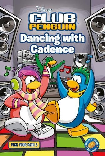 Dancing with Cadence. (Club Penguin)