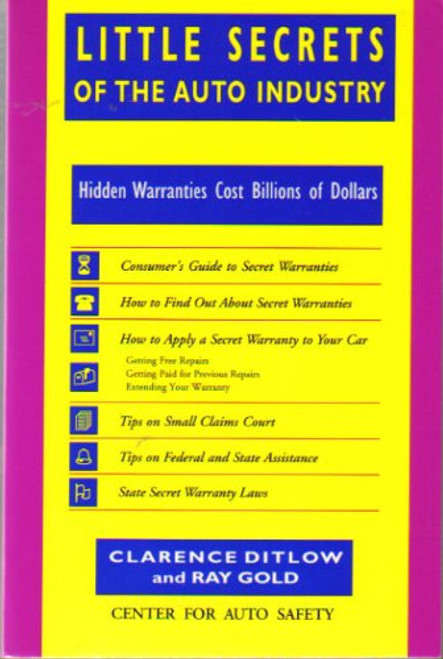 Little Secrets of the Auto Industry: Hidden Warranties Cost Billions of Dollars