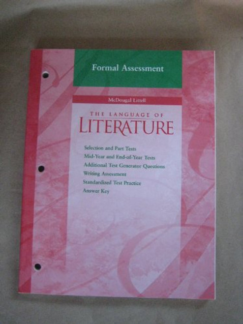 McDougal Littell Language of Literature: Formal Assessment Grade 7