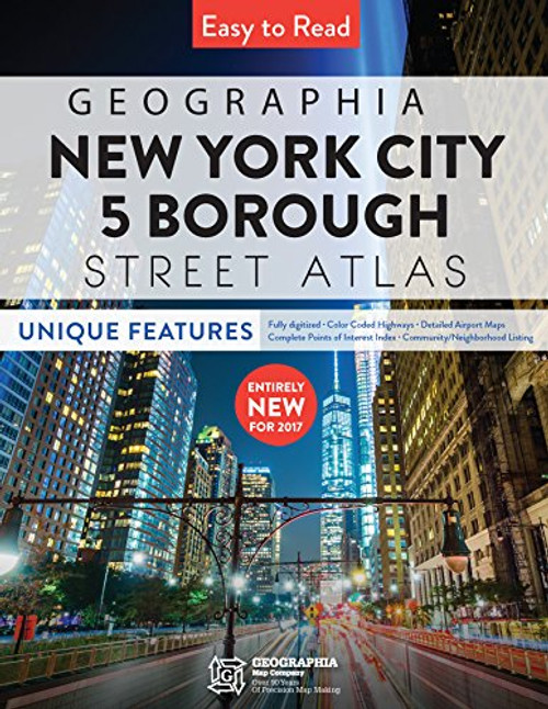 Geographia New York City 5 Borough Street Atlas