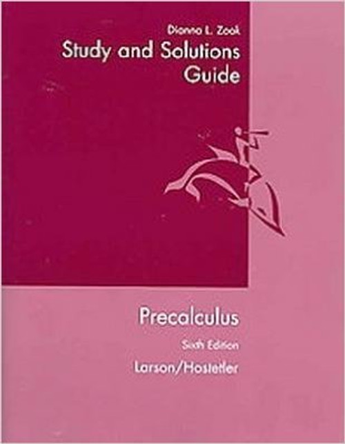 Study and Solutions Guide to Accompany Precalculus, 6th Edition