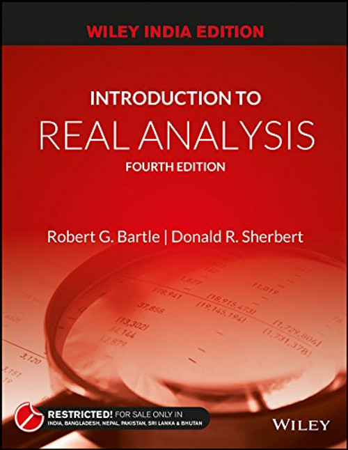 Introduction to Real Analysis, Fourth Edition [Wiley India Edition]