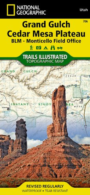 Grand Gulch, Cedar Mesa Plateau [BLM - Monticello Field Office] (National Geographic Trails Illustrated Map)
