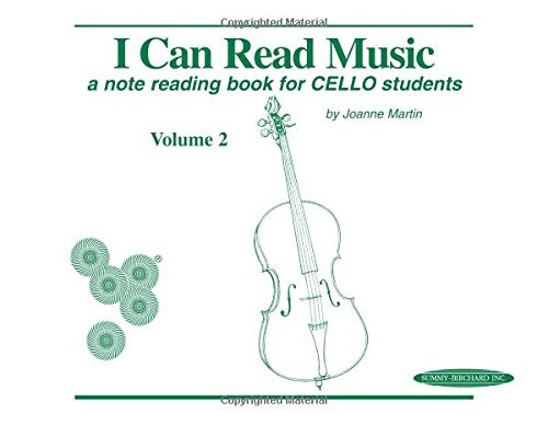 I Can Read Music, Vol 2: A note reading book for CELLO students