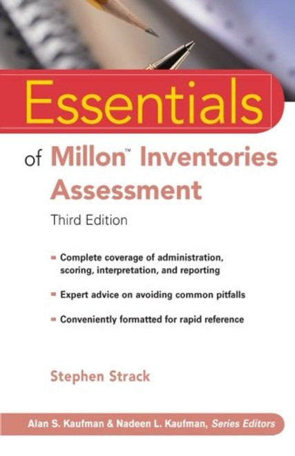 Essentials of Millon Inventories Assessment