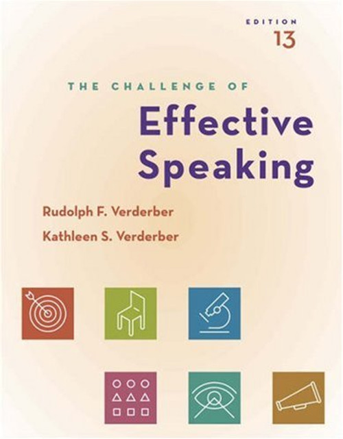 The Challenge of Effective Speaking (with CD-ROM and SpeechBuilder Express/InfoTrac) (Available Titles CengageNOW)