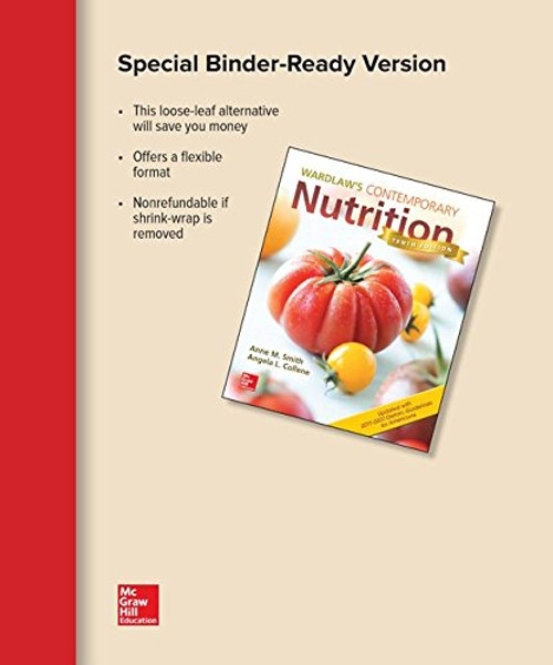 Loose Leaf for Wardlaws Contemporary Nutrition Updated with 2015-2020 Dietary Guidelines for Americans
