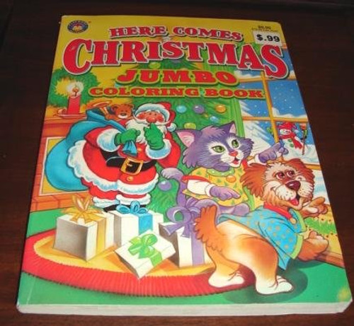 Here Comes Christmas Jumbo Coloring Book