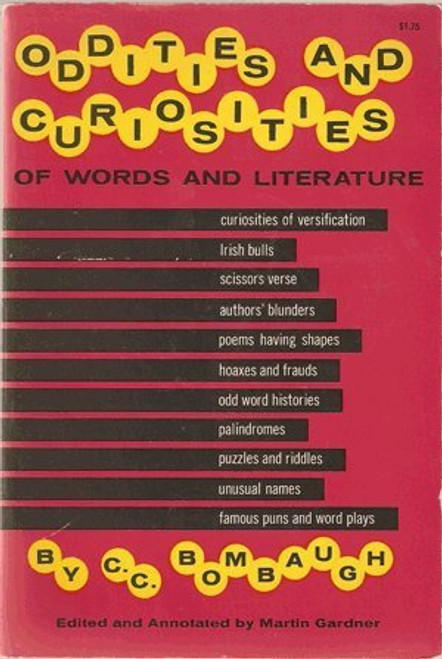 Oddities and Curiosities of Words and Literature