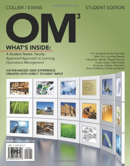 OM 3 (with Review Cards and Decision Sciences & Operations Management CourseMate with eBook Printed Access Card)