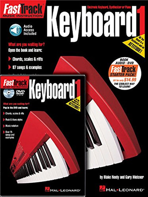FastTrack Keyboard Method Starter Pack: Book/Online Audio/DVD Pack (Fast Track (Hal Leonard))