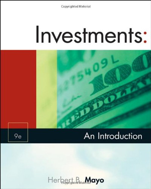 Investments: An Introduction (with Thomson ONE - Business School Edition and Stock-Trak Coupon) (Available Titles CengageNOW)