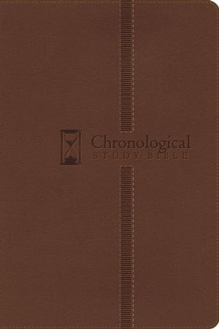 The Chronological Study Bible: New King James Version Brown Leathersoft