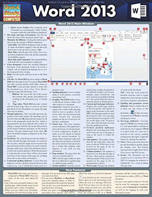 Word 2013 (Quick Study Computer)