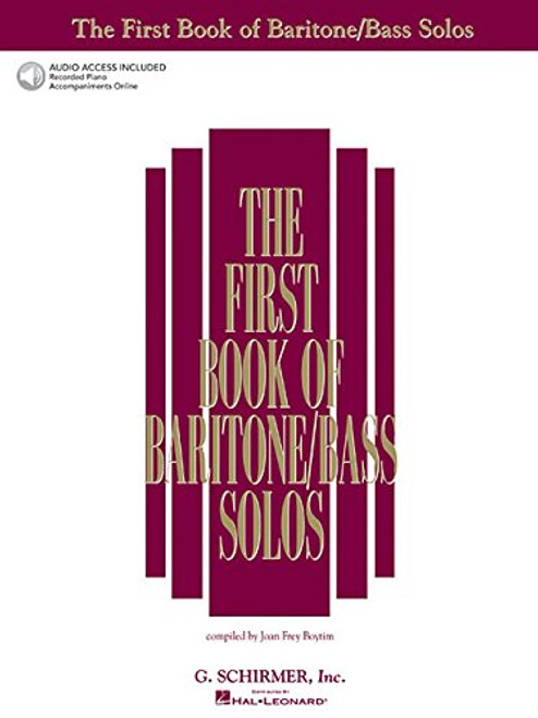 The First Book of Baritone/Bass Solos: Book/Online Audio (First Book of Solos)