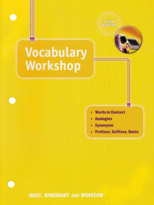 Holt Elements of Language: Vocabulary Workshop, Fifth Course