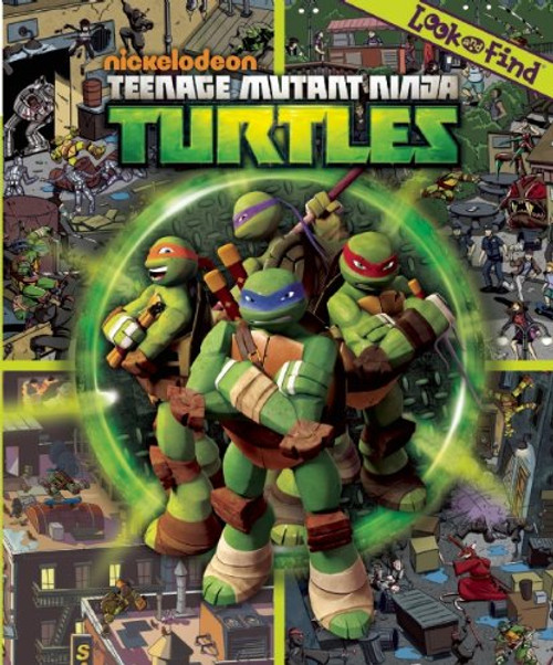 Teenage Mutant Ninja Turtles (Nickelodeon) Look and Find Book Hardcover (PiKids Media) Phoenix International - ISBN 9781450819725