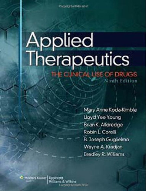 Applied Therapeutics: The Clinical Use of Drugs (Point (Lippincott Williams & Wilkins))