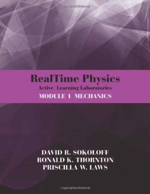 RealTime Physics Active Learning Laboratories, Module 1: Mechanics