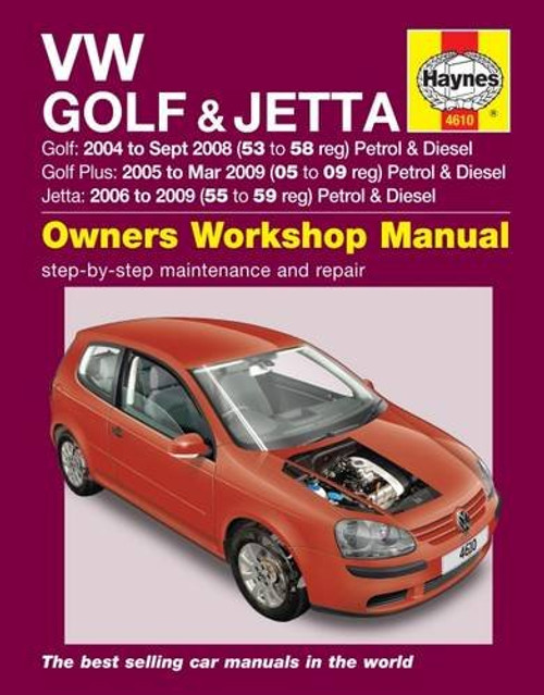 VW Golf & Jetta Service and Repair Manual (Haynes Service and Repair Manuals)
