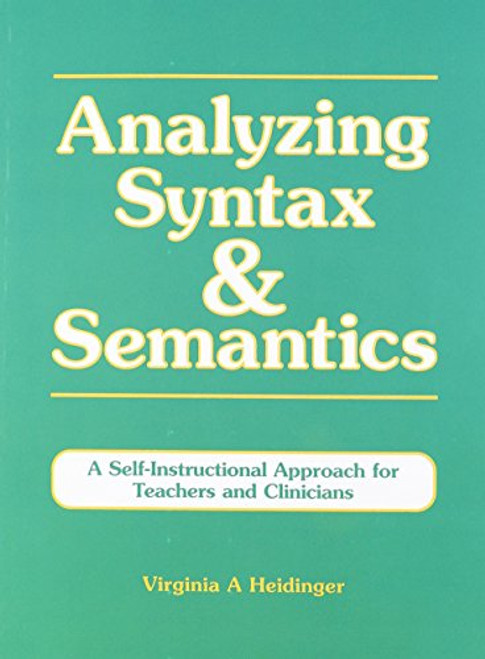 Analyzing Syntax & Semantics Textbook