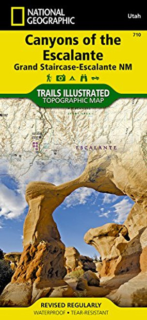 Canyons of the Escalante [Grand Staircase-Escalante National Monument] (National Geographic Trails Illustrated Map)