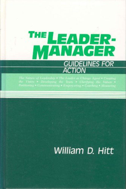 The Leader-Manager: Guidelines for Action