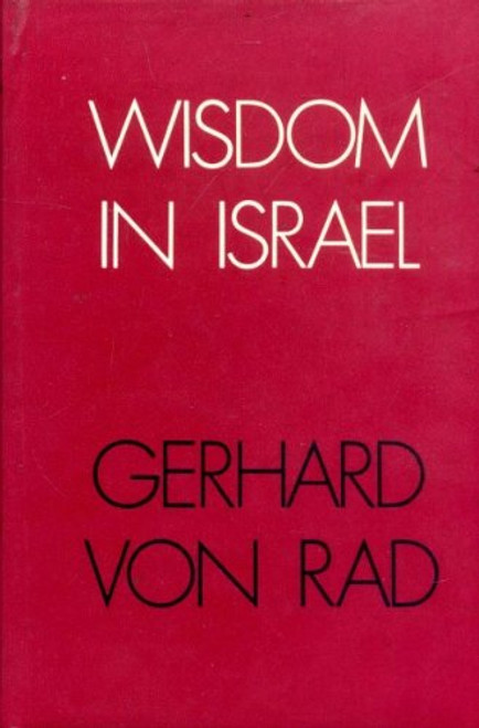 Wisdom in Israel;