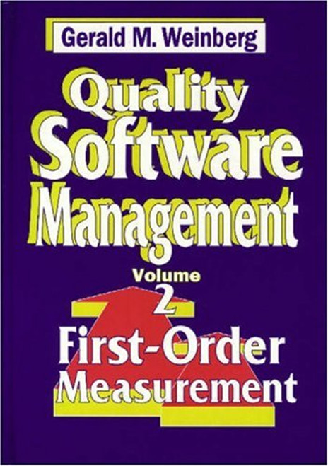 2: Quality Software Management: First-Order Measurement