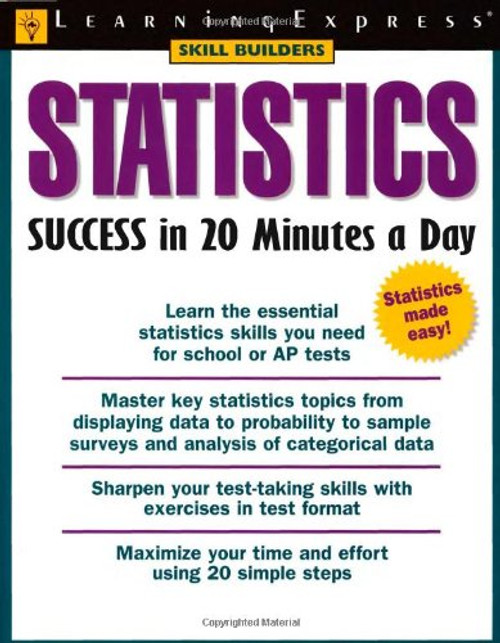 Statistics Success in 20 Minutes a Day (Skill Builders)