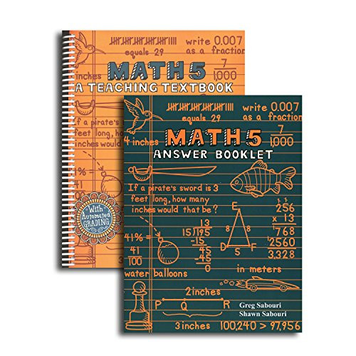 Teaching Text Books Math 5 Work Book And The Answer Keys.
