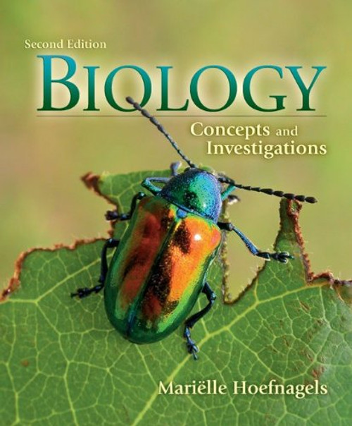 Biology: Concepts & Investigations with Connect Plus Access Card