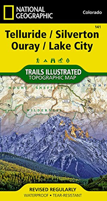 Telluride, Silverton, Ouray, Lake City (National Geographic Trails Illustrated Map)