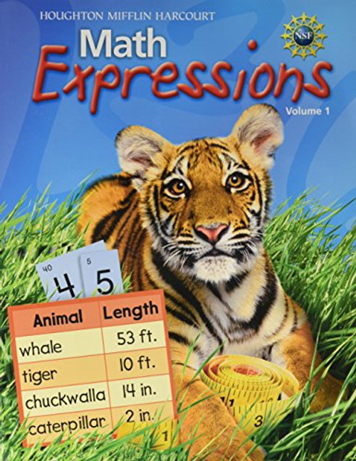 Math Expressions, Student Activity Book, Vol. 1, Grade 2