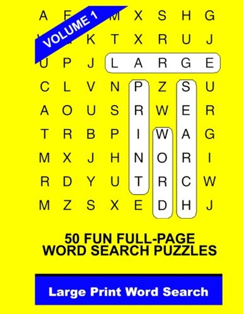 Large Print Word Search Vol. 1