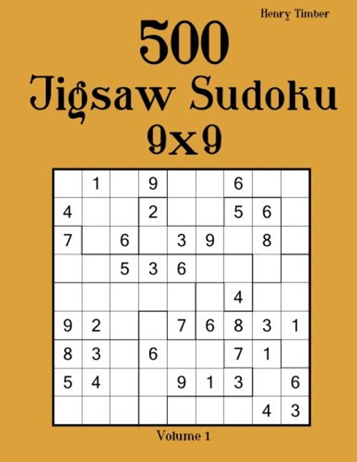500 Jigsaw Sudoku 9x9: Volume 1
