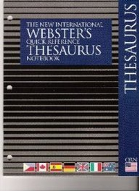 The New International Webster's Quick Reference Thesaurus Notebook