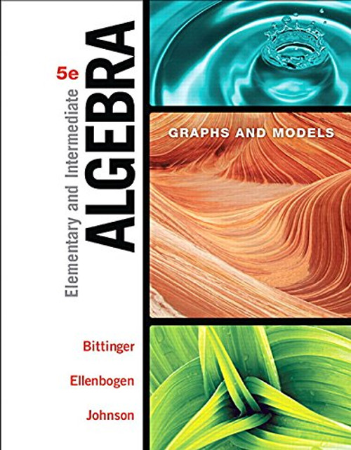 Elementary and Intermediate Algebra: Graphs and Models Plus MyMathLab -- Student Access Kit (5th Edition)