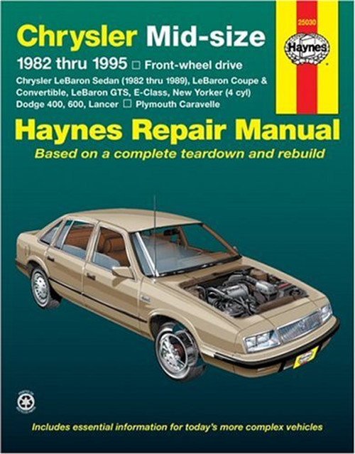 Chrysler Midsize Sedans (fwd) '82 -'95 (Haynes Repair Manual)