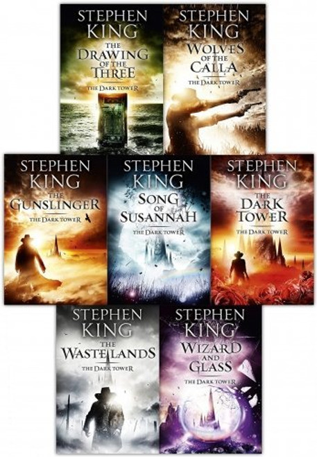 Dark Tower Series: Complete Set (Books 1-7) :Gunslinger the Drawing of the Three the Wastelands Wizard and Glass Wolves of the Calla Song of Susannah the Dark Tower