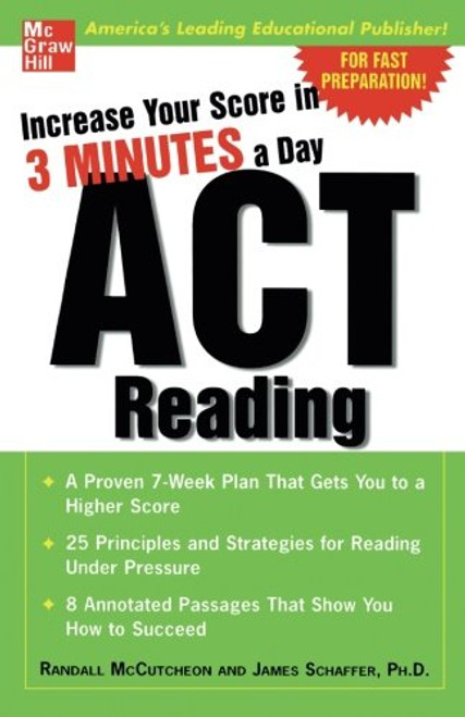 Increase Your Score In 3 Minutes A Day: ACT Reading